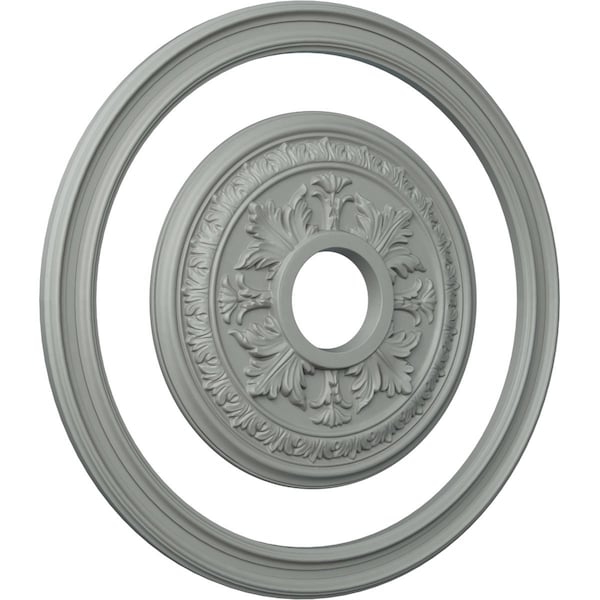 24-in. OD X 20-in. ID Ceiling Ring With 15 3/8-in. OD Ceiling Medallion Baltimore Accent Kit